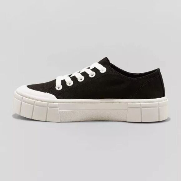 NWT platform canvas sneakers - Picture 3 of 7